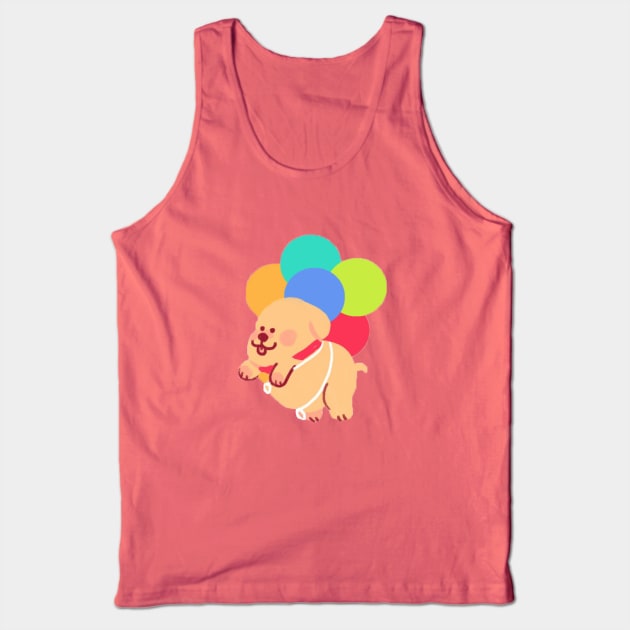 Balloon Pup Tank Top by liliuhms